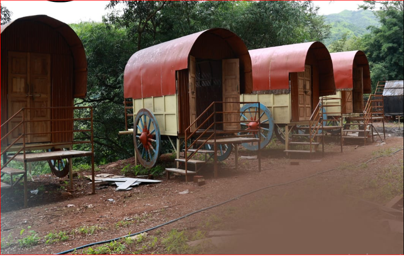 Subhedar Machi Panshet Resort | Bullock Cart Room